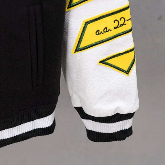 Off-White Colorblock Baseball Jacket - Picture 4 of 9